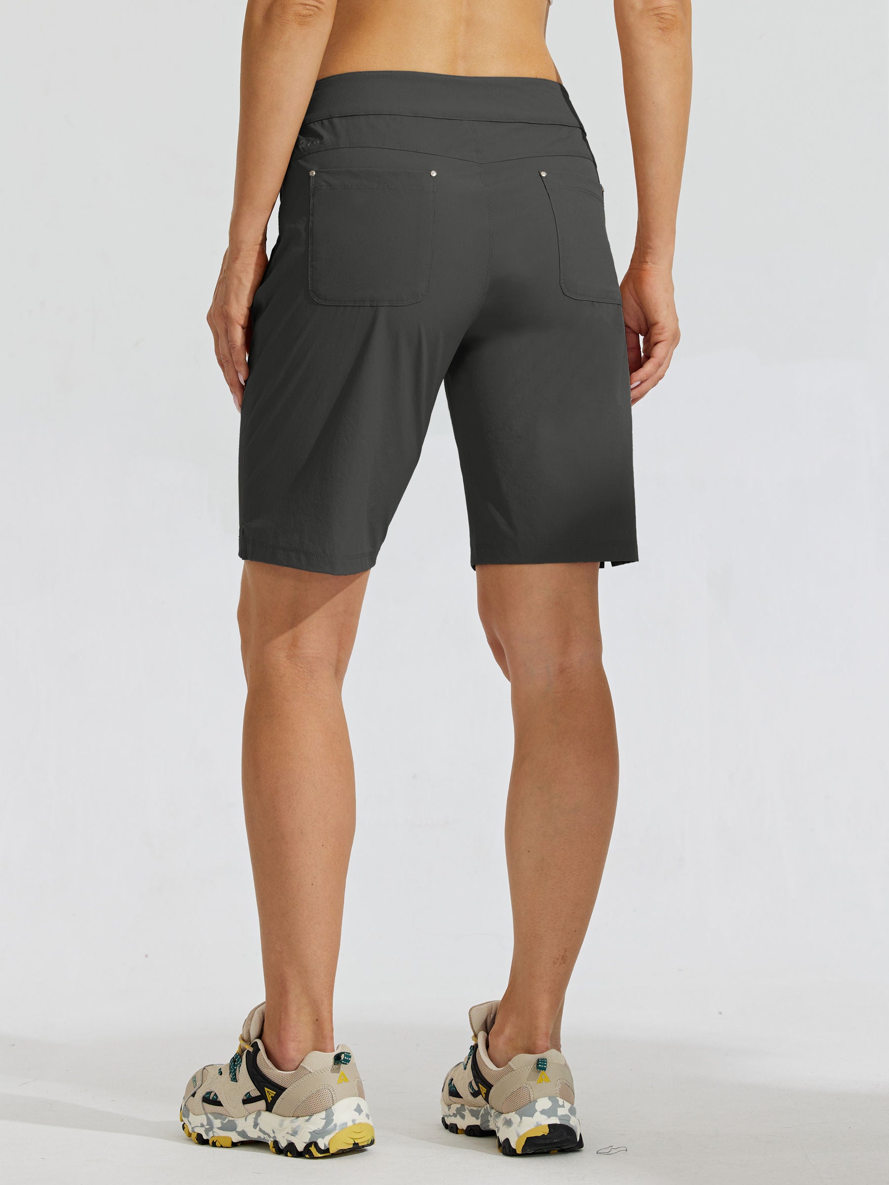 Womens Quick Dry Cargo Shorts dark gray3