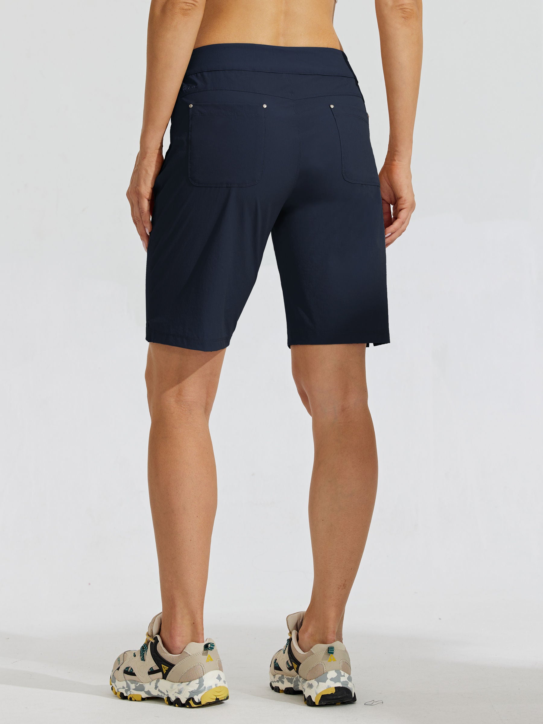 Womens Quick Dry Cargo Shorts deep blue3