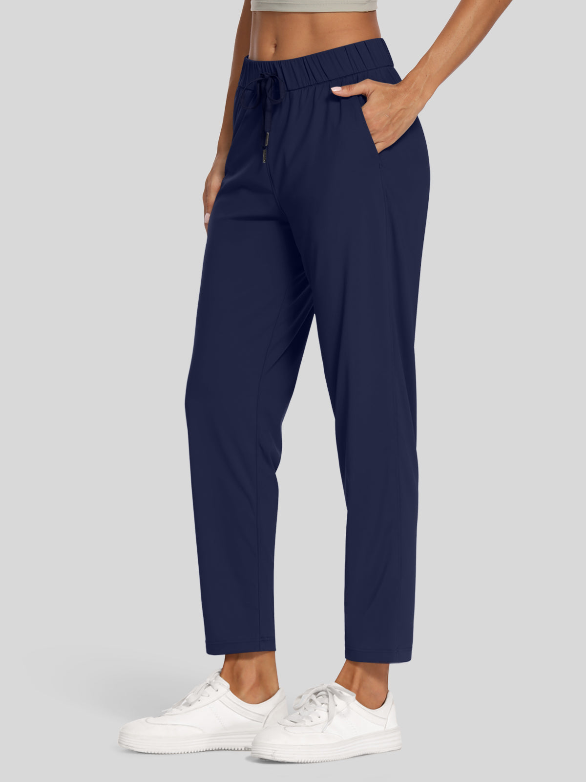 Navy blue jogger pants