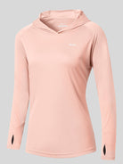 Willit Women's Sun Protection Hoodie UPF 50+_light pink