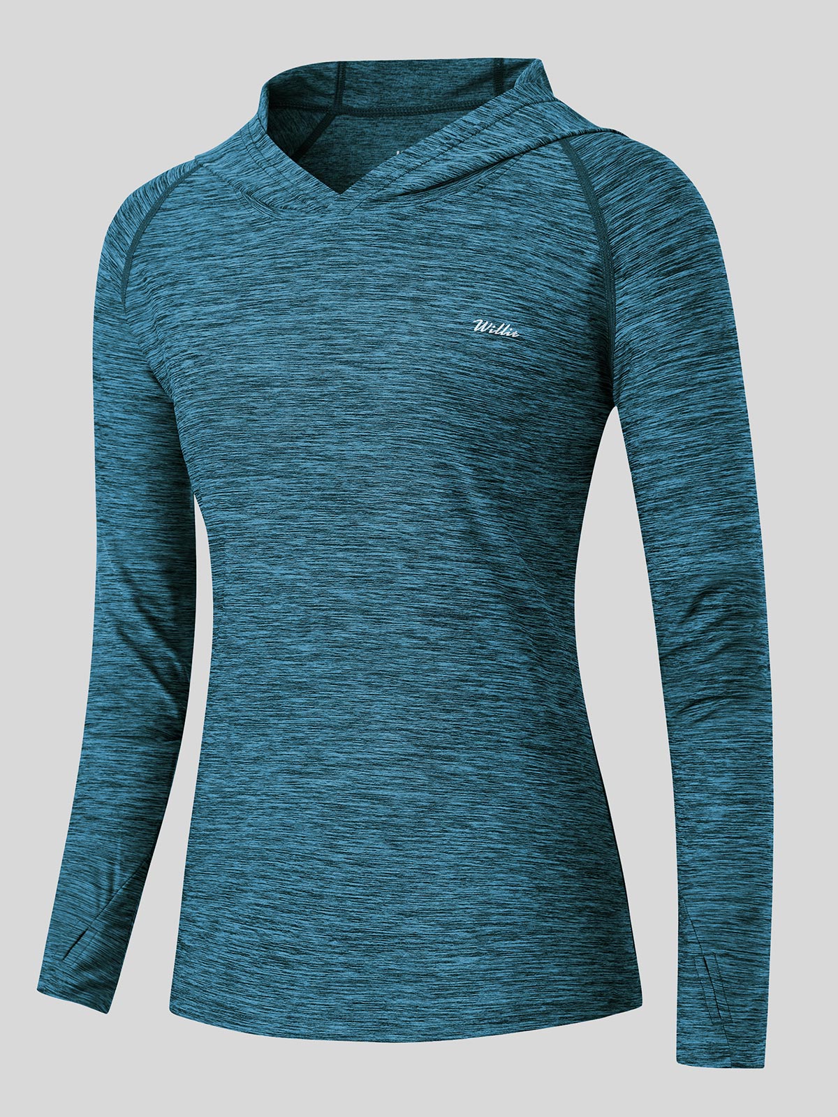 Willit Women's Sun Protection Hoodie UPF 50+_light blue