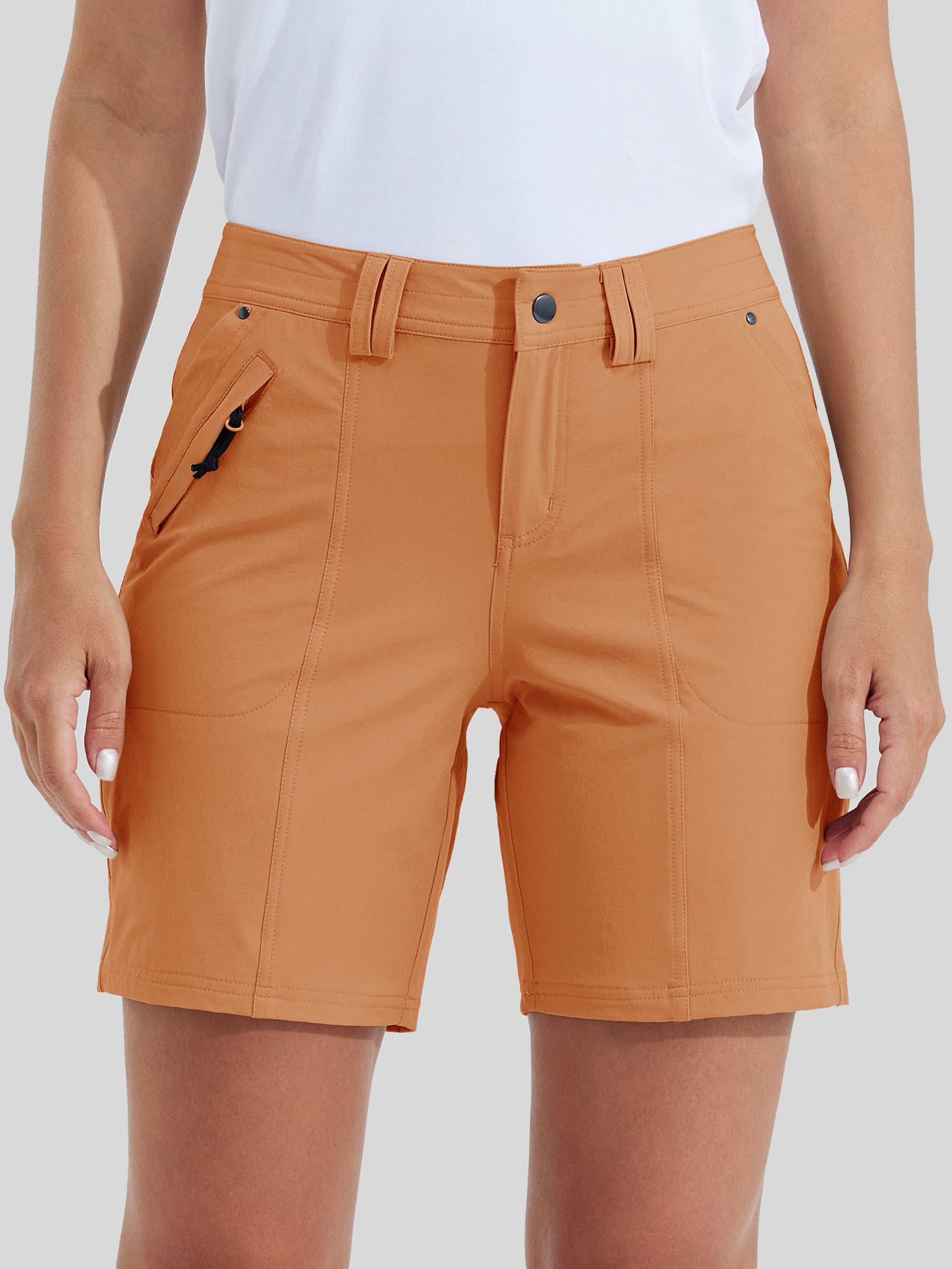 Womens Hiking Shorts Water Resistant copper1
