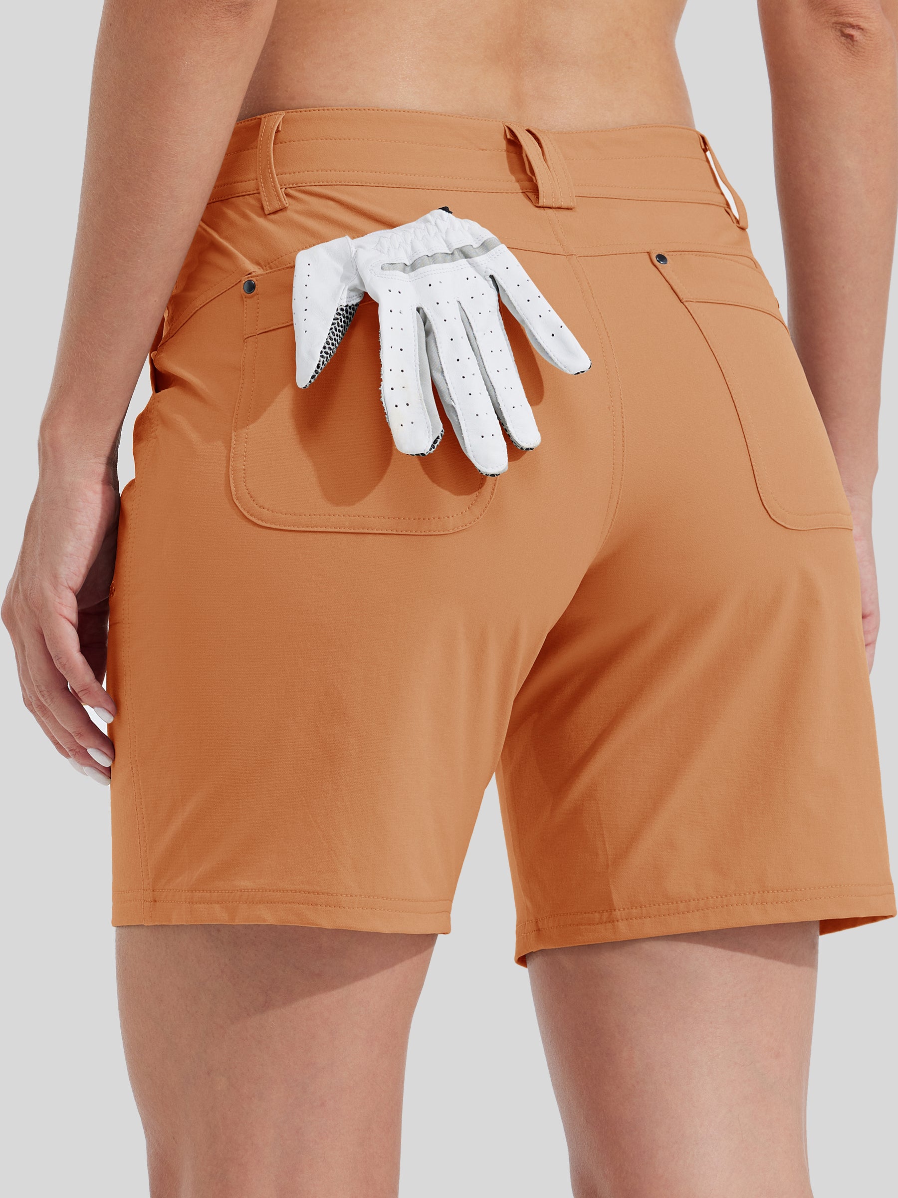 Womens Hiking Shorts Water Resistant copper3